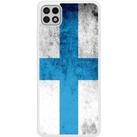 Samsung Galaxy A22 Drapeau marseille Verstevigd hoesje met sublimatie bedrukking