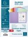 Exacompta Pak Van 100 Dossiermappen Super 250 - 24x32cm- Assorti