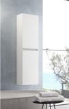 Saniclass Chaci Armoire haute - 140x35x27cm - 2 portes - blanc mat