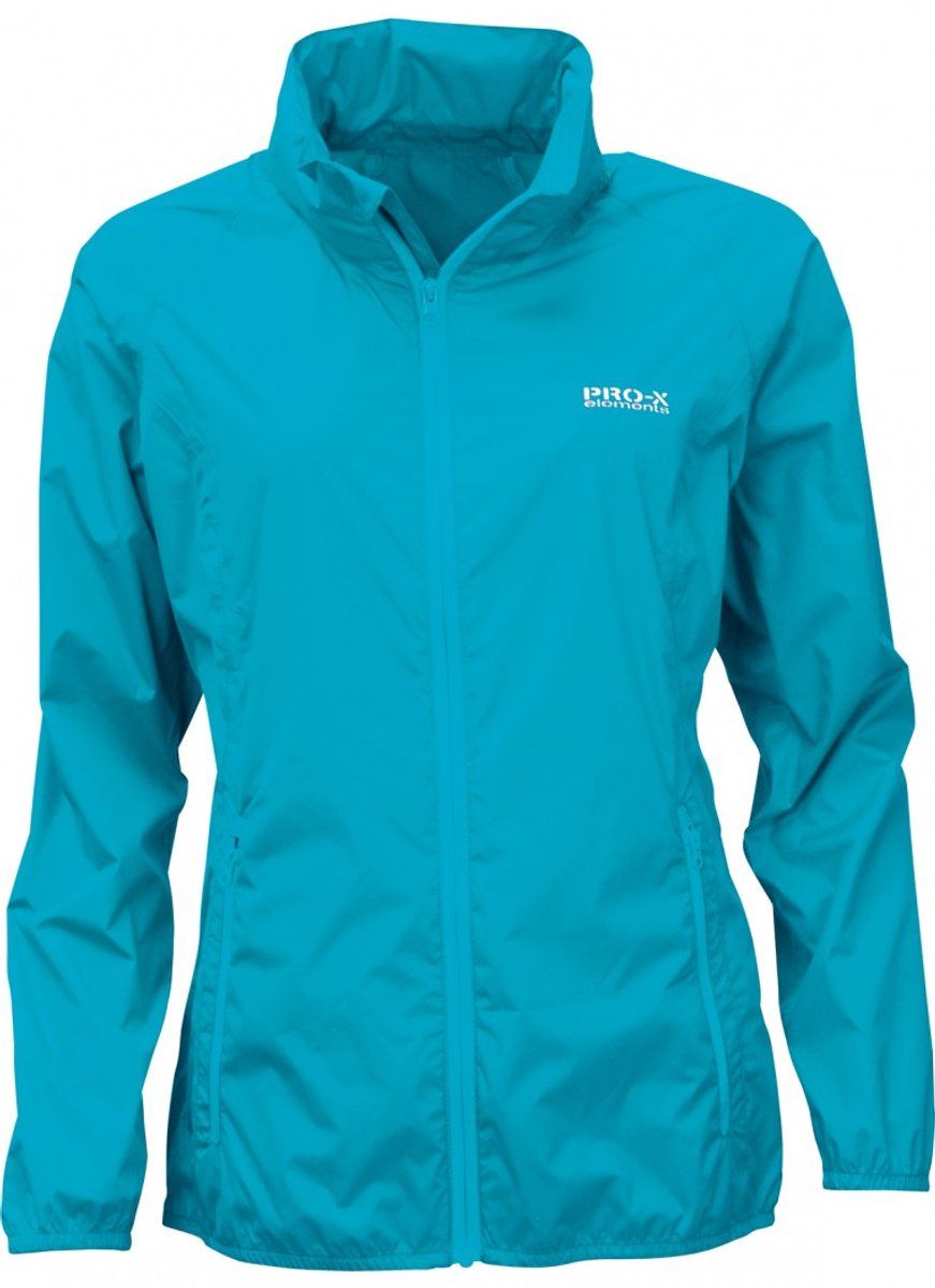 Pro-X Elements Turquoise lichtgewicht dames regenjas Packable 6XL