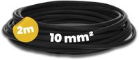 Kalitec 2 meter H07V-K 10 mm² zwarte bedradingskabel