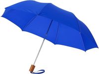 Merkloos / Sans marque Paraplu Opvouwbaar - klein - blauw - polyester - 35 x D93 cm - compact model