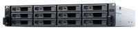 Synology RX1225RP disk array Rack (2U) Zwart, Zilver