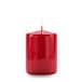 Cereria Di Giorgio - Gelakte kaars - rood - 7x10 cm - 55 uur brandduur - met geschenkzakje