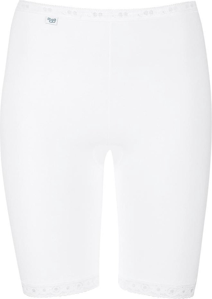 sloggi Basic+ Dames Short lange pijp - Wit - Maat 44