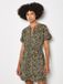Apricot Mini-jurk met ritssluiting en luipaardprint