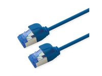 ROLINE Patchkabel Kat.6A (Class EA) S/FTP (PiMF) LSOH PoE Blauw 10 m