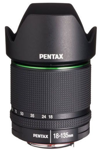 Pentax smc DA 18-135mm f/3.5-5.6 ED AL DC WR Lens - Black