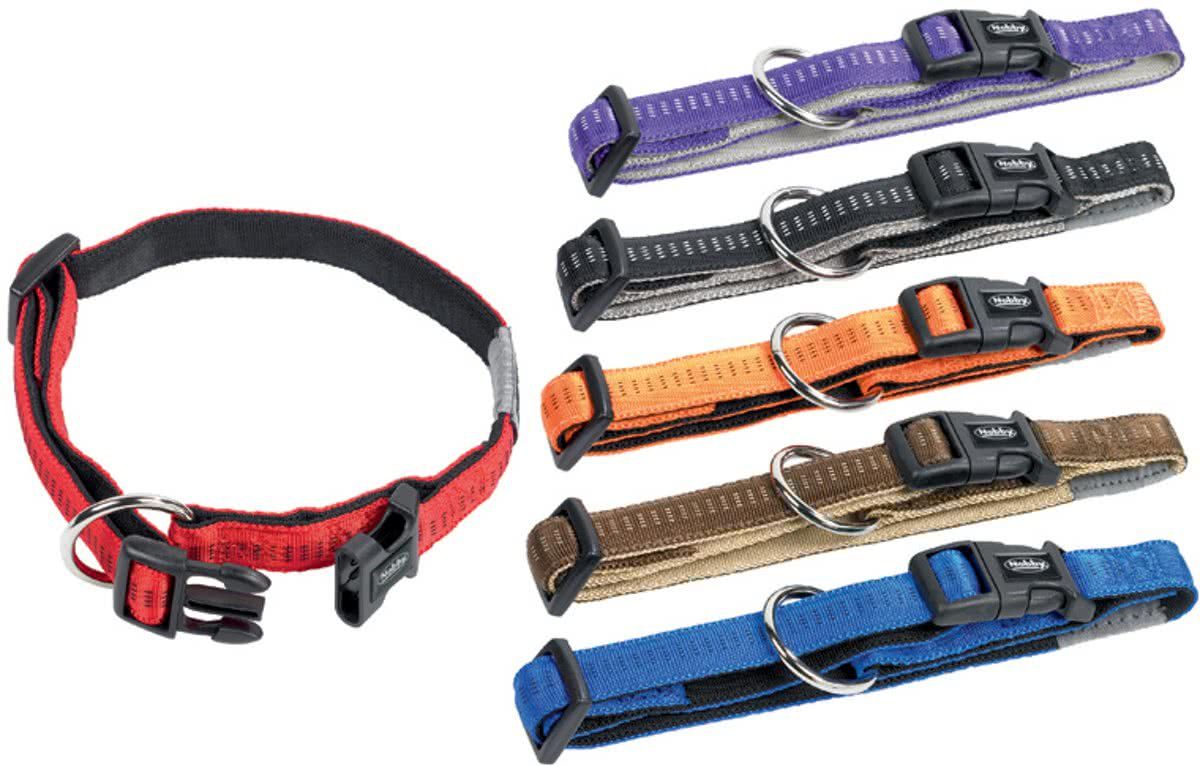 Nobby halsband body paars 20-30 x 1,2 cm - 1 st