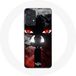 Maniacase Hoesje voor Samsung Galaxy A13 5G Itachi Uchiwa Naruto Anime kunst