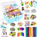 Merkloos Boîte de bricolage créative pour enfants avec 3000 matériaux