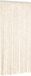 vidaXL Rideau anti-mouches 100x230 cm chenille beige et blanc