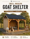 Small Modern Goat Shelter: Step-by-Step Building Plans