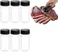 Portable, transparent herb container - 42x42x104 mm - plastic