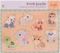 Jouéco houten dierenpuzzel wildies family