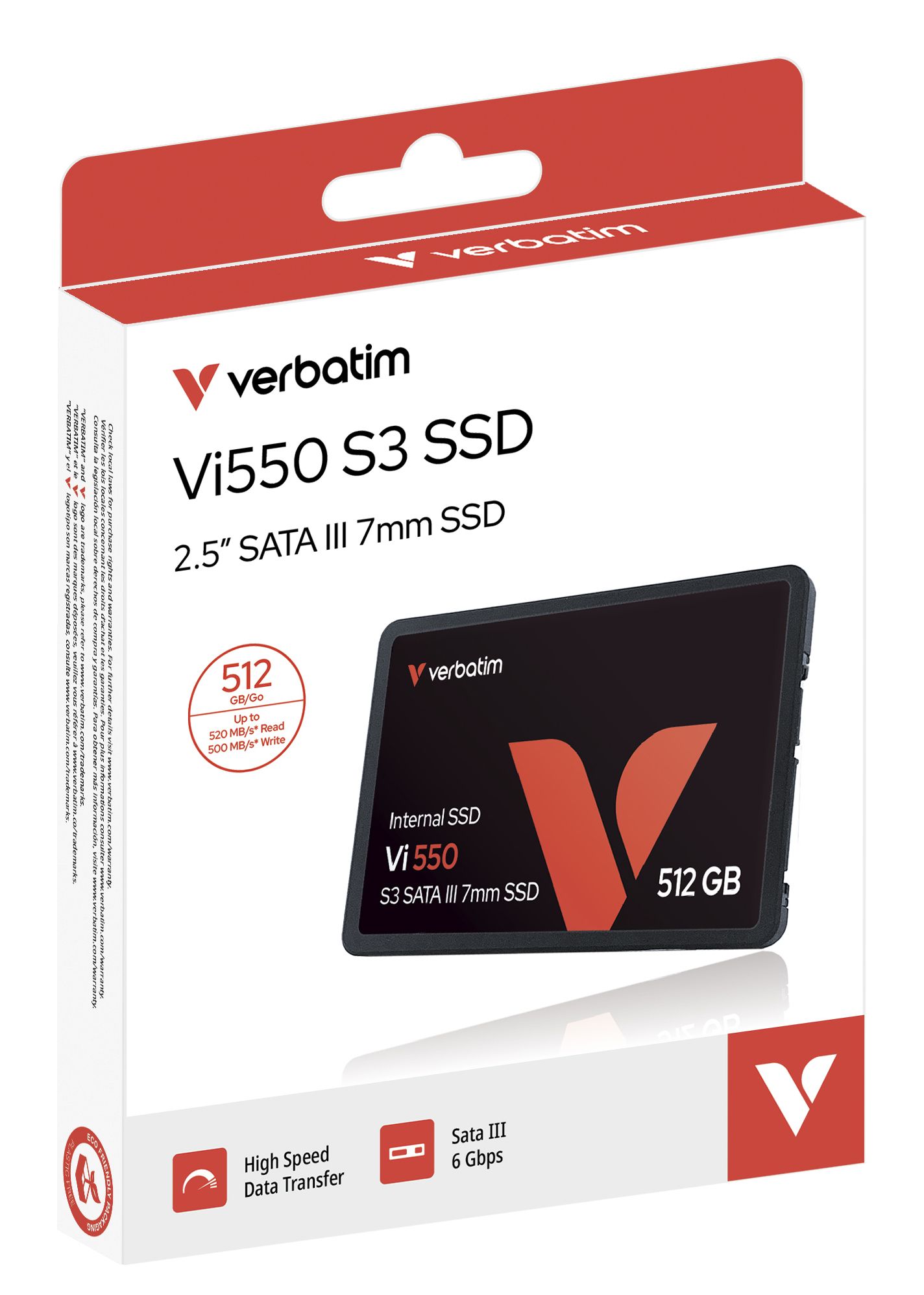 Verbatim Vi550 S3 512GB SSD - 2.5" SATA III