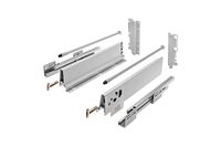 GTV Moderne box lade L = 500 mm H = 210 mm grijs stil sluiten belasting tot 40 kg eenvoudige installatie synchronisatie van de rijweg van de geleiders PB-D-KPL500C