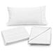 Italbaby 030.1010-5 bedlaken voor kinderwagen, 3-delig, wit