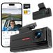 Caméra de tableau de bord 4G LTE - Carte SIM - 64 Go - Surveillance de stationnement - GPS - Vision nocturne