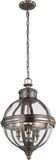 Steady Lighting Landelijke Kroonluchter Metaal Zilver E14 37.1cm