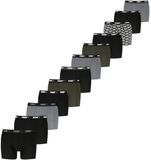 Puma Boxershorts - Promo - 12-pack - Heren Ondergoed - Zwart / Groen - Maat XL