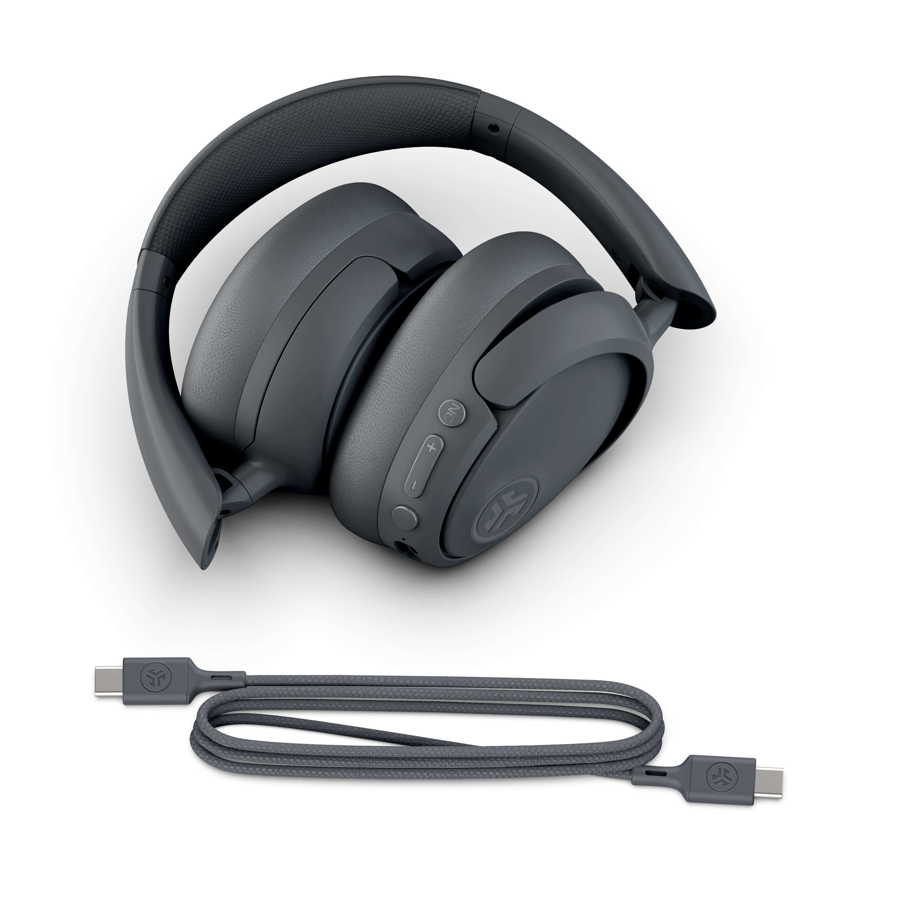 JLab Lux ANC Draadloze Hoofdband Muziek Bluetooth Grafiet