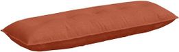 vidaXL Coussin de dossier Rouge-Orange 140 x 50 cm Velours côtelé