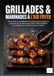 GRILLADES & MARINADES À L'AIR FRYER: 50 recettes croustillantes et juteuses de viandes et poissons à la friteuse sans huile : Ribs fondants, brochettes du monde et sauces maison