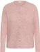 KAFFE Curve Damesvest KCNiela Mauve Bleke Mix Katoen Lange Mouw Ronde Hals Maat S