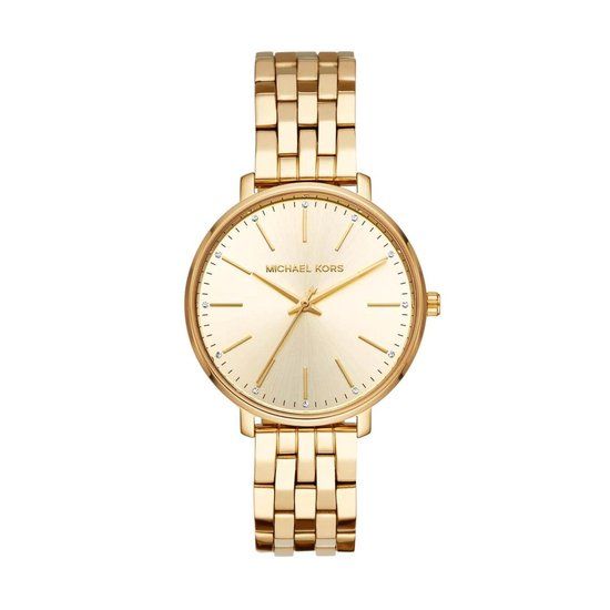Michael Kors Pyper horloge MK3898 - Goudkleurig - Dames