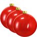 Christmas Decoration Mega grote kerstballen - 3x - opblaasbaar - D45 cm - rood - decoratie - kerstversiering