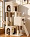 Arbre à chat pour 2-4 chats avec maisons spacieuses et jouets