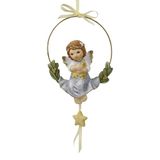 Goebel Hangornament dromerige sterrentijd - beschermengel Nina & Marco