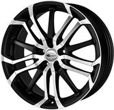 Brock B26 8 x 18 ET 38 Bout Cirkel 5 x 114 Hub Center 72.6 580070372, Zwart-Mat Voorgepolijst