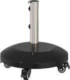 vidaXL Granieten parasolvoet met wielen
