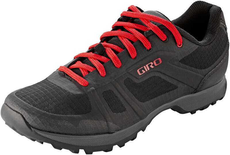 Giro Gauge Schoenen Heren, zwart/rood