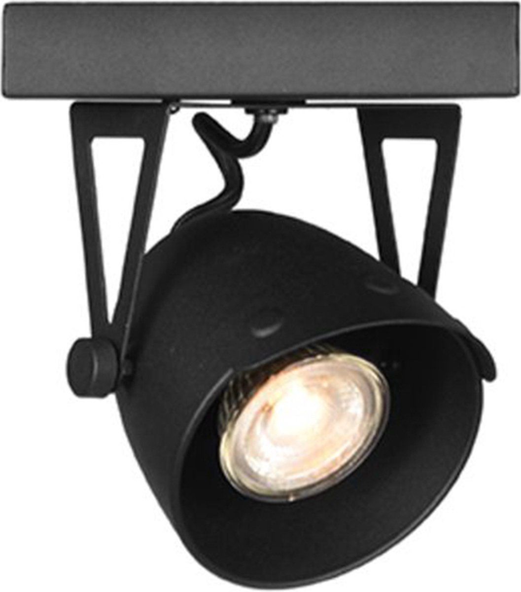 Tallazi Plafondspot met 1 Spot Xanthe Zwart - Metaal - Zwart