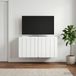 Maison Exclusive Meuble TV mural exclusif - Dimensions : 59,5 x 31 x 30 cm - Couleur : blanc - Matériau : bois composite