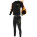 MEETYOO Thermo-ondergoedset voor heren, sneldrogend, lang ondergoed, compressie-jumpsuit voor training, skiën, hardlopen, wandelen, zwart.