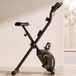 URBOGYM ALPHA SKILL Hometrainer - Magnetische Fitnessfiets - 8 Weerstandsniveaus - Vliegwiel 2 kg - Max. 110 kg - Zwart/Grijs/Groen