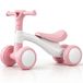 Edibaby, Kinderfiets, Loopfiets 1–2 jaar, Balance Bike, Licht Driewieler voor Kinderen 12–24 Maanden, Educatief Speelgoed, Cadeau Idee (Roze)