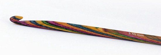 KnitPro KP20709 6 mm Symfonie haakhaken met enkele uiteinden, meerkleurig