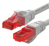 WP WPC-PAT-6U002 netwerkkabel Grijs, Rood 0,2 m Cat6 U/UTP (UTP)