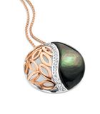 Orphelia ZH-7112 - Ketting met hanger - 925 zilver - Parelmoer - Zirkonia - 45 cm