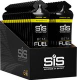 SIS Science in Sport - SIS Beta Fuel - Dual Source Energy Gel Nootropics - Lemon & Lime smaak - 1 : 0,8 Maltodextrine Fructose verhouding - 40 gram koolhydraten per gel - 30 x 60ml