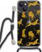 Case Company® iPhone 13 Mini Case with Cord - Leopard - Black Cord - Extra Protection