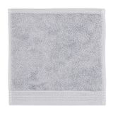 Möve Loft Uni met chenillebiezen zeepdoek 30 x 30 cm van 100% katoen (spinair), zilver