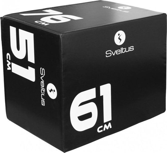Sveltus Soft Plyobox 3-in-1 Zwart