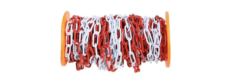 Beta 81290050 Catene Vernø 5,0 White-Red Bobine 30 m