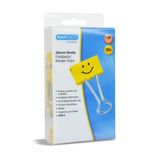 Rapesco 1427 25 mm Smiley Papierklemmen, Felgeel, Verpakking van 35